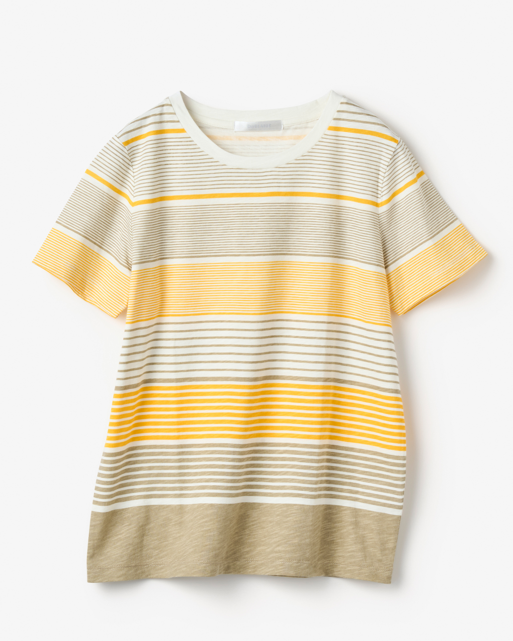 綿スラブ・総柄プリントTシャツ 詳細画像 イエローパターン 5