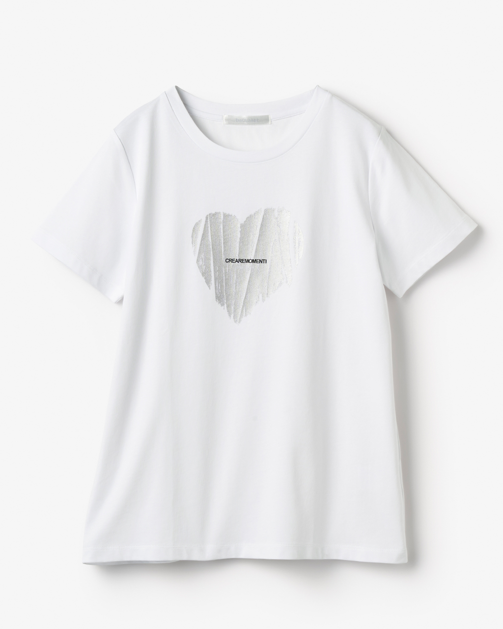 メタリックデザインTシャツ 詳細画像 シルバー 1