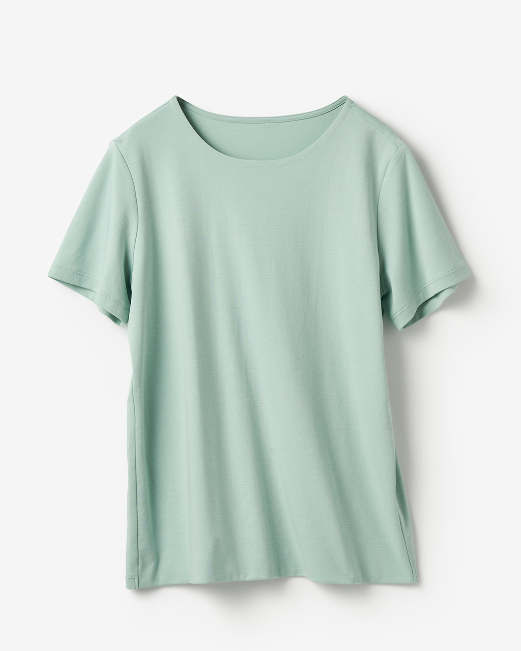 クルーネック・半袖／スーピマ・ドゥクラッセTシャツ 詳細画像