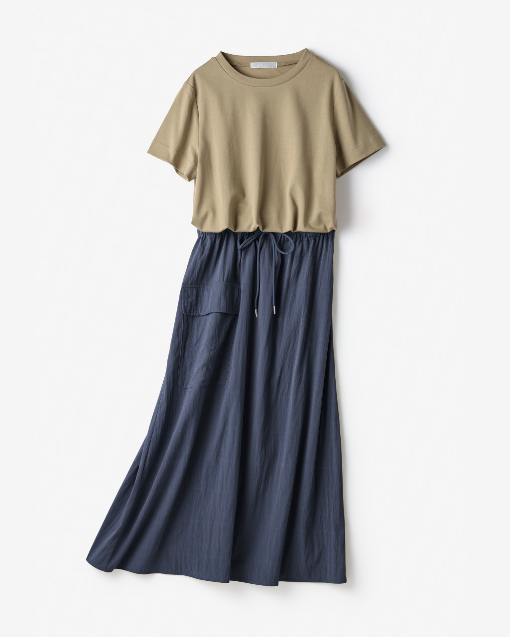 異素材コンビ・カーゴワンピース 詳細画像 トープパターン 3
