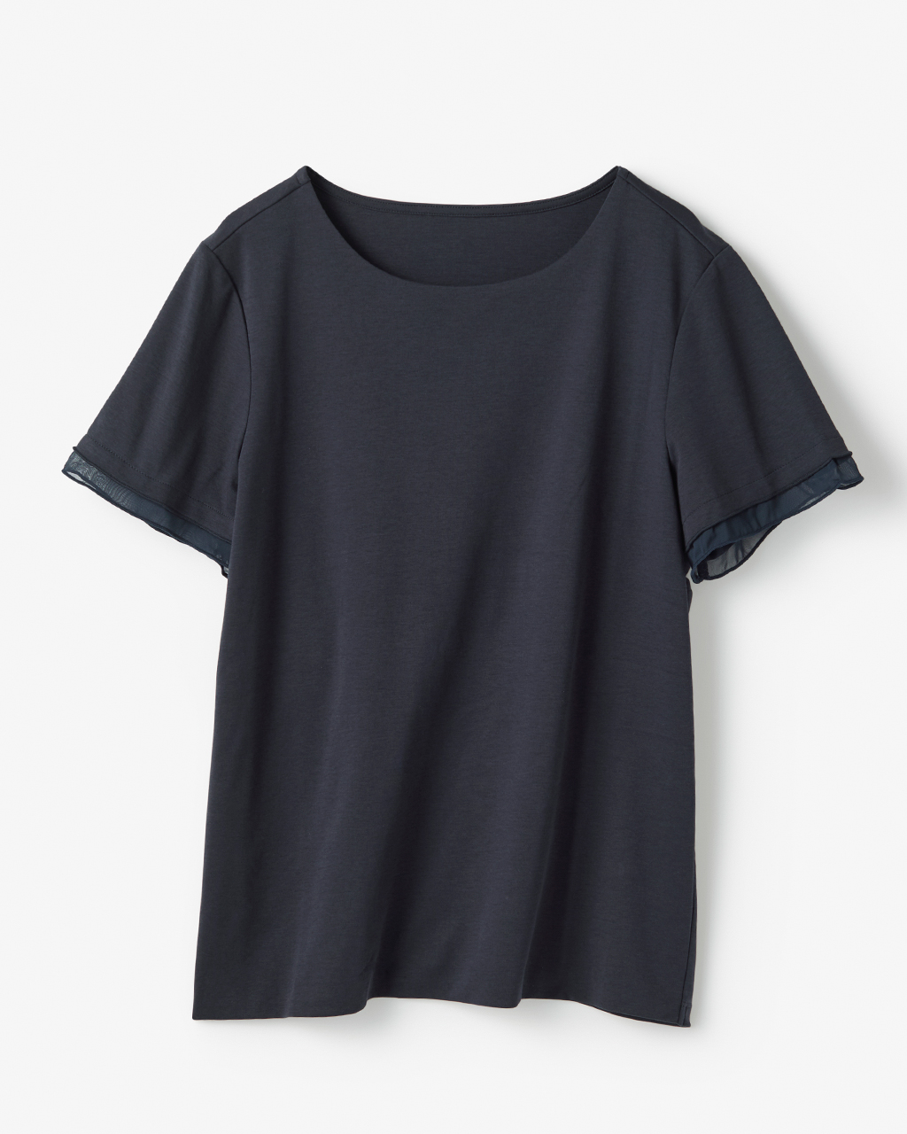 シアー二重袖／スーピマ・ドゥクラッセTシャツ 詳細画像